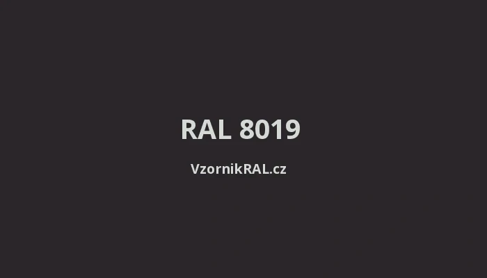 Okapnice pod folii lakovaná RAL 8019 dl. 2m