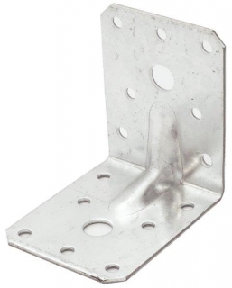 Tesařský úhelník 90° Typ4 velký prolis 55x70x70x2 mm žárový zinek